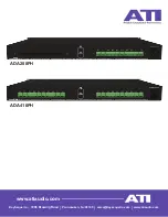 Preview for 8 page of ATI Technologies ADA208PH Operating And Maintenance Manual