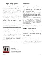 Preview for 14 page of ATI Technologies AT7000 Series Owner'S Manual