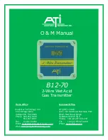 ATI Technologies B12-70 O & M Manual preview