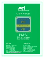 ATI Technologies B12-71 O & M Manual preview