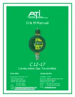 Предварительный просмотр 1 страницы ATI Technologies C12-17 Operation And Maintenance Manual