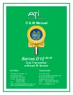 Preview for 1 page of ATI Technologies D12 EX-IR Series O & M Manual