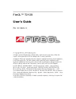 Preview for 1 page of ATI Technologies FireGL? T2-128 User Manual