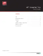 ATI Technologies FirePro V5700 User Manual preview