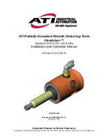 ATI Technologies Flexdeburr 9150-RC-300 Series Installation And Operation Manual preview