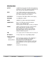 Preview for 3 page of ATI Technologies HDA100 Operating And Maintenance Manual