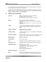 Preview for 6 page of ATI Technologies PQ45P O & M Manual