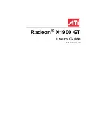 Preview for 1 page of ATI Technologies Radeon X1900 GT User Manual