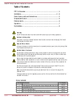 Preview for 3 page of ATI Technologies TRACON FPT 130 Installation And Operation Manual