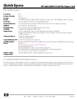 Preview for 2 page of ATI Technologies V7300 - Firegl 512MB Pcie Bulk Specification