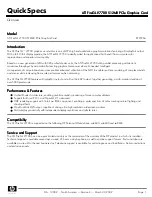 Preview for 1 page of ATI Technologies V7700 - FireGL 512MB PCI Express Specification