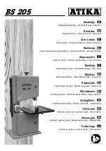 Preview for 1 page of ATIKA BS 205 Original Instructions, Safety Instructions, Spare Parts