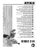 ATIKA KGSZ 210 Original Instructions Manual preview