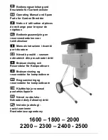 Предварительный просмотр 1 страницы ATIKA LH 1600 Operating Manual