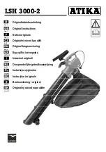 Preview for 1 page of ATIKA LSH 3000-2 Original Instructions Manual