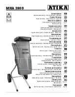 Предварительный просмотр 1 страницы ATIKA MHA 2800 Original Instructions Manual