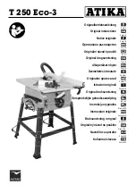 Preview for 1 page of ATIKA T 250 Eco-3 Original Instructions Manual