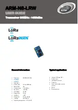 ATIM ARM-N8-LRW User Manual preview