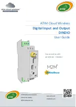 ATIM Cloud Wireless ACW/868-DINDIO User Manual preview