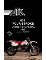 ATK Motorcycles 604 1990 Owner'S Manual предпросмотр