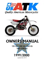 ATK 125 LQ 1999 Owner'S Manual preview