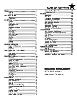 Preview for 3 page of ATK 125 LQ 1999 Owner'S Manual