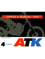 ATK 4 Stroke 1995 Owner'S Manual preview