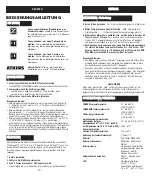 Preview for 6 page of Atkins AquaTuff FW2000 Operating Instructions Manual