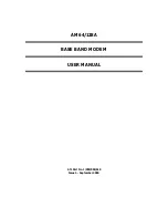 Предварительный просмотр 1 страницы ATL AM128A User Manual