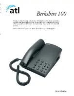 ATL Berkshire 100 User Manual preview