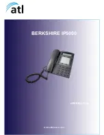 Предварительный просмотр 1 страницы ATL Berkshire IP5000 User Manual