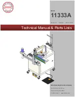 Preview for 1 page of Atlanta Attachment Company 11333A Technical Manual & Parts Lists