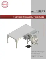 Atlanta Attachment Company 1339HFS Technical Manual & Parts Lists preview