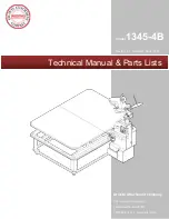 Atlanta Attachment Company 1345-4B Technical Manual & Parts Lists preview