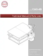 Preview for 1 page of Atlanta Attachment Company 1345-4B Technical Manual & Parts Lists