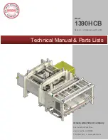 Atlanta Attachment Company 1390HCB Technical Manual & Parts Lists предпросмотр