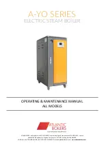 Atlantic Boilers A-YO Series Operating & Maintenance Manual preview