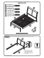 Предварительный просмотр 4 страницы Atlantic Furniture BORDEAUX Assembly Instructions Manual