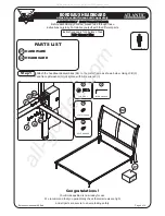 Предварительный просмотр 6 страницы Atlantic Furniture BORDEAUX Assembly Instructions Manual