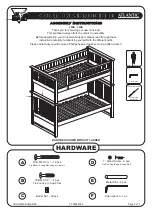 Preview for 2 page of Atlantic Furniture Columbia Twin Bunk Bed Assembly Instructions Manual