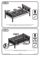 Preview for 5 page of Atlantic Furniture Columbia Twin Bunk Bed Assembly Instructions Manual