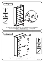 Предварительный просмотр 4 страницы Atlantic Furniture FOUR TIER BOOK SHELF Assembly Instructions