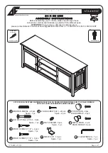 Atlantic Furniture H-7327X Assembly Instructions Manual предпросмотр