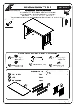 Atlantic Furniture MISSION AH11214 Assembly Instructions предпросмотр