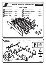 Предварительный просмотр 2 страницы Atlantic Furniture Urban Lifestyle Assembly Instructions