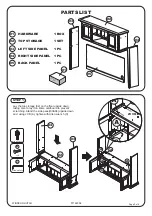 Предварительный просмотр 2 страницы Atlantic Furniture WINDSOR HUTCH Assembly Instructions