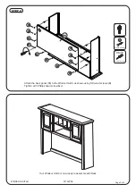 Предварительный просмотр 3 страницы Atlantic Furniture WINDSOR HUTCH Assembly Instructions