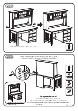 Предварительный просмотр 4 страницы Atlantic Furniture WINDSOR HUTCH Assembly Instructions