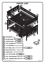 Предварительный просмотр 3 страницы Atlantic Furniture WOODLAND BUNK Assembly Instructions Manual