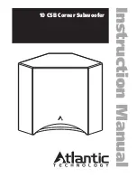 Preview for 1 page of Atlantic Technology 10 CSB Instruction Manual